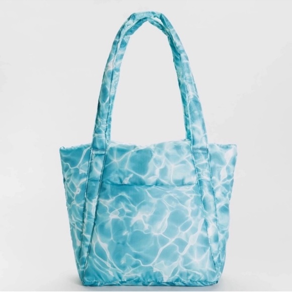 BAGGU Handbags - BAGGU Puffy Mini Tote- Pool
